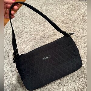 Vera Bradley Black Quilted Shoulder Bag